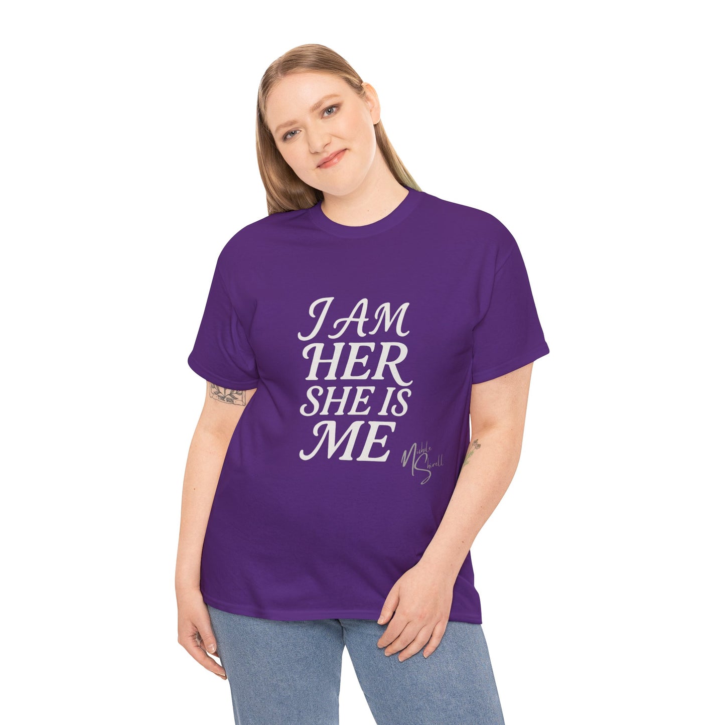 Empowering Statement Tee, Unisex Heavy Cotton T-Shirt for Self-Expression, Pride Month, Gifts for Her, Equality Apparel, Casual Wear