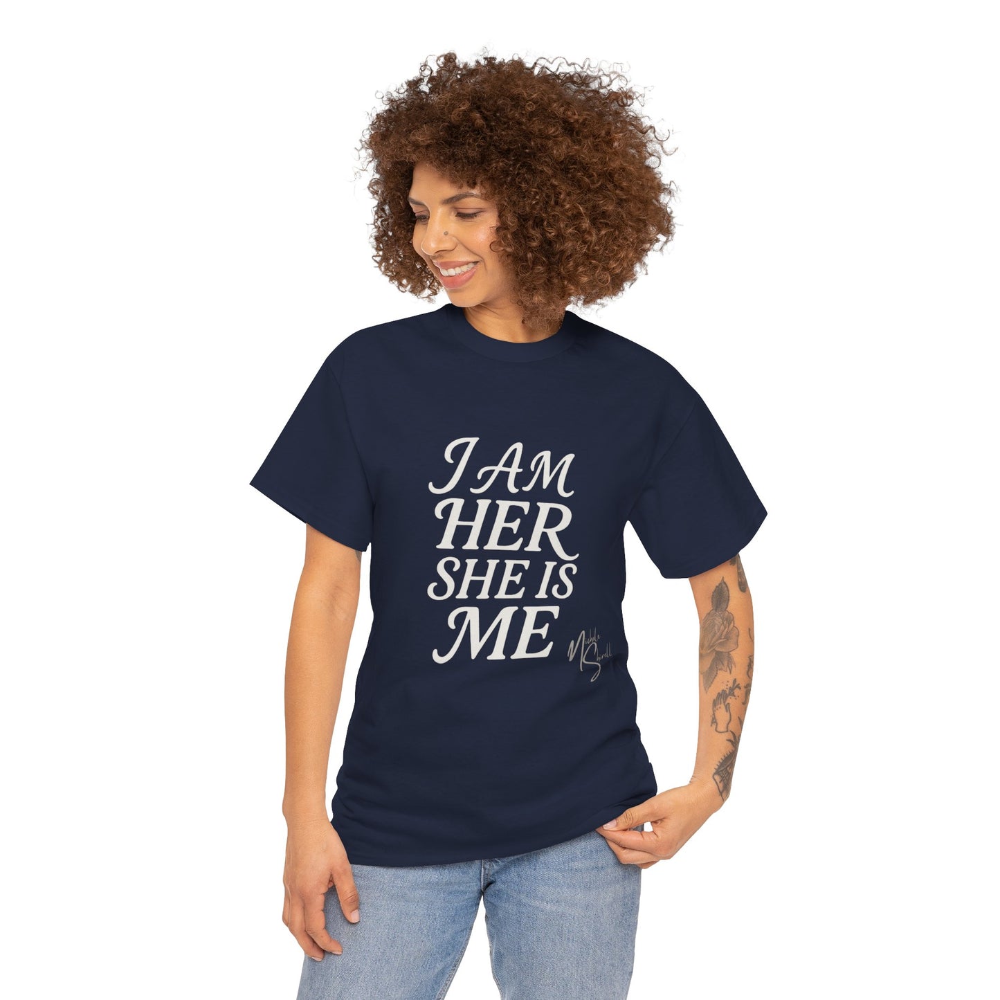 Empowering Statement Tee, Unisex Heavy Cotton T-Shirt for Self-Expression, Pride Month, Gifts for Her, Equality Apparel, Casual Wear