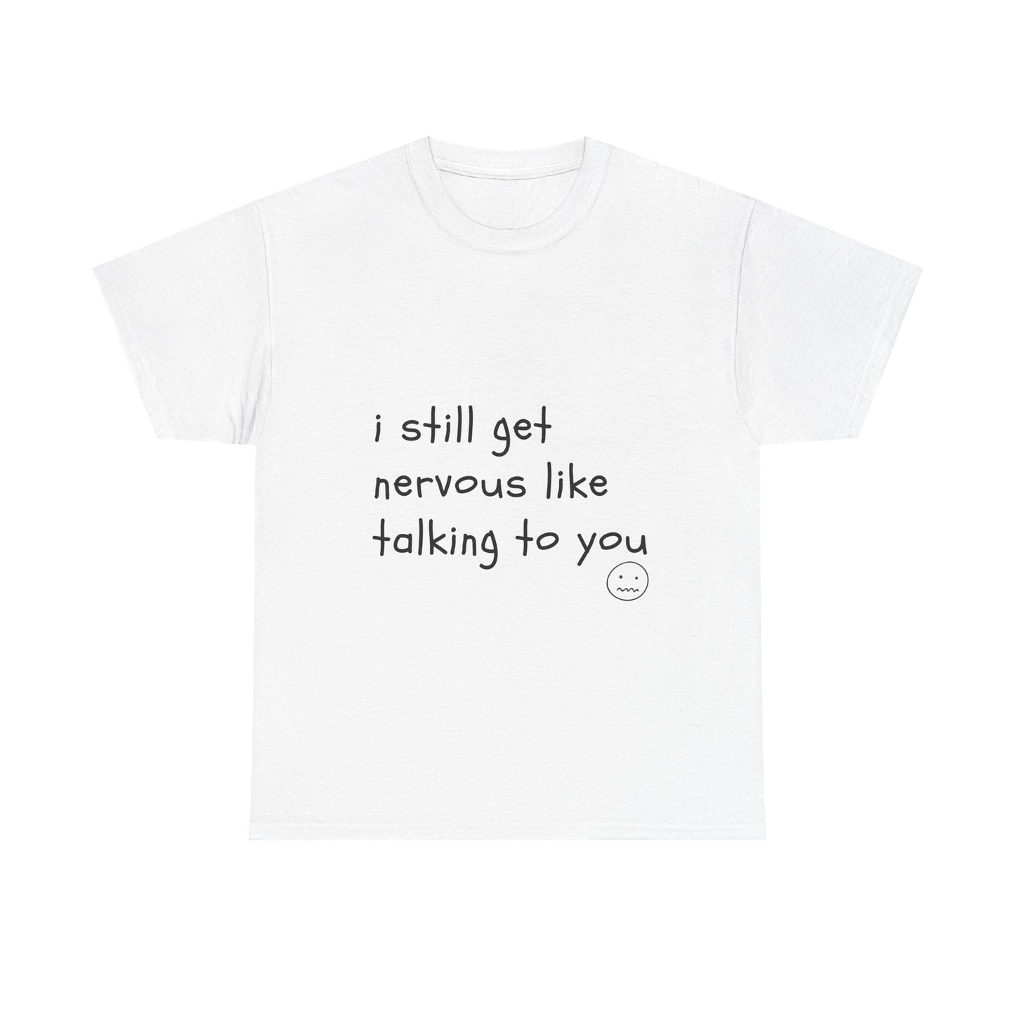 Nervous Feelings Unisex Tee, Casual Graphic T-Shirt, Gift for Friends, Relaxed Gift Idea, Everyday Wear, Conversation Starter