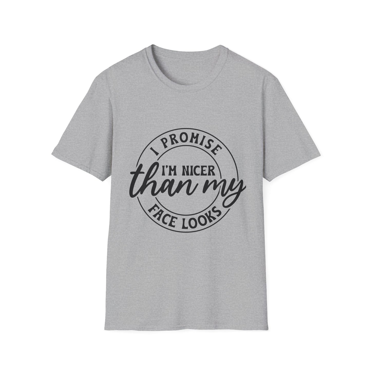 Funny Unisex Softstyle T-Shirt, Casual Tee, Gift for Friends, Humor Shirt, Quirky Fashion, Everyday Wear