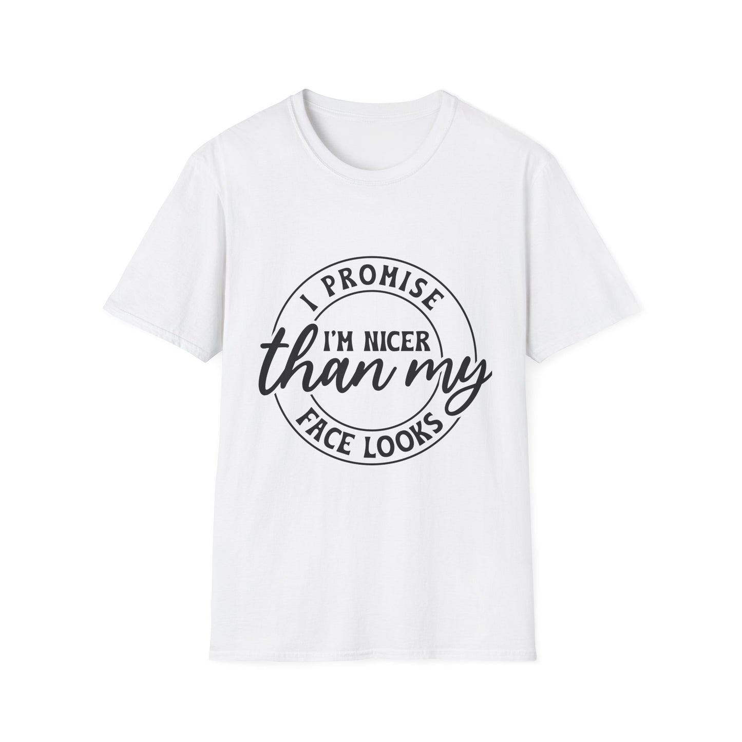 Funny Unisex Softstyle T-Shirt, Casual Tee, Gift for Friends, Humor Shirt, Quirky Fashion, Everyday Wear