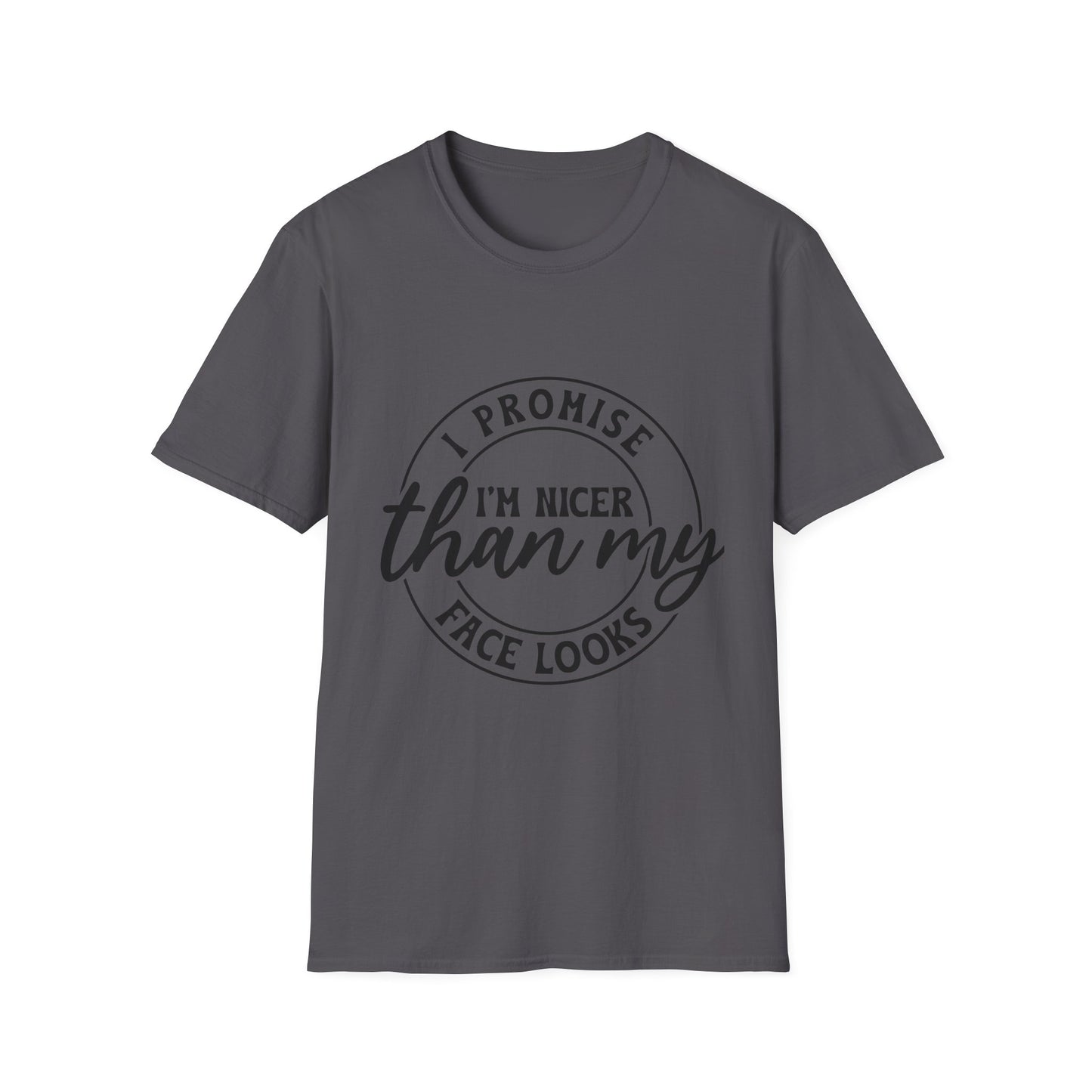 Funny Unisex Softstyle T-Shirt, Casual Tee, Gift for Friends, Humor Shirt, Quirky Fashion, Everyday Wear