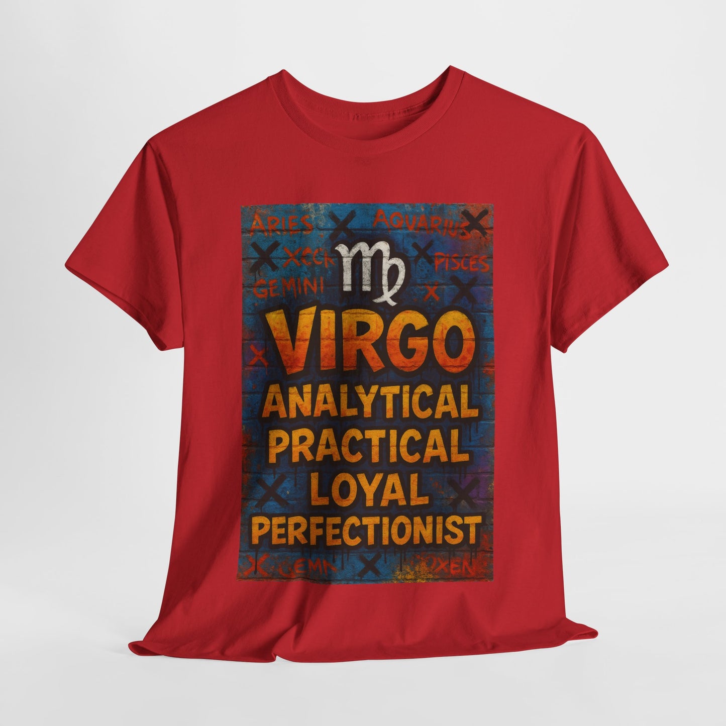 Virgo Sign Unisex Heavy Cotton Tee, Astrology Shirt, Zodiac Tee, Birthday Gift, Casual Wear, Astro Lover Apparel