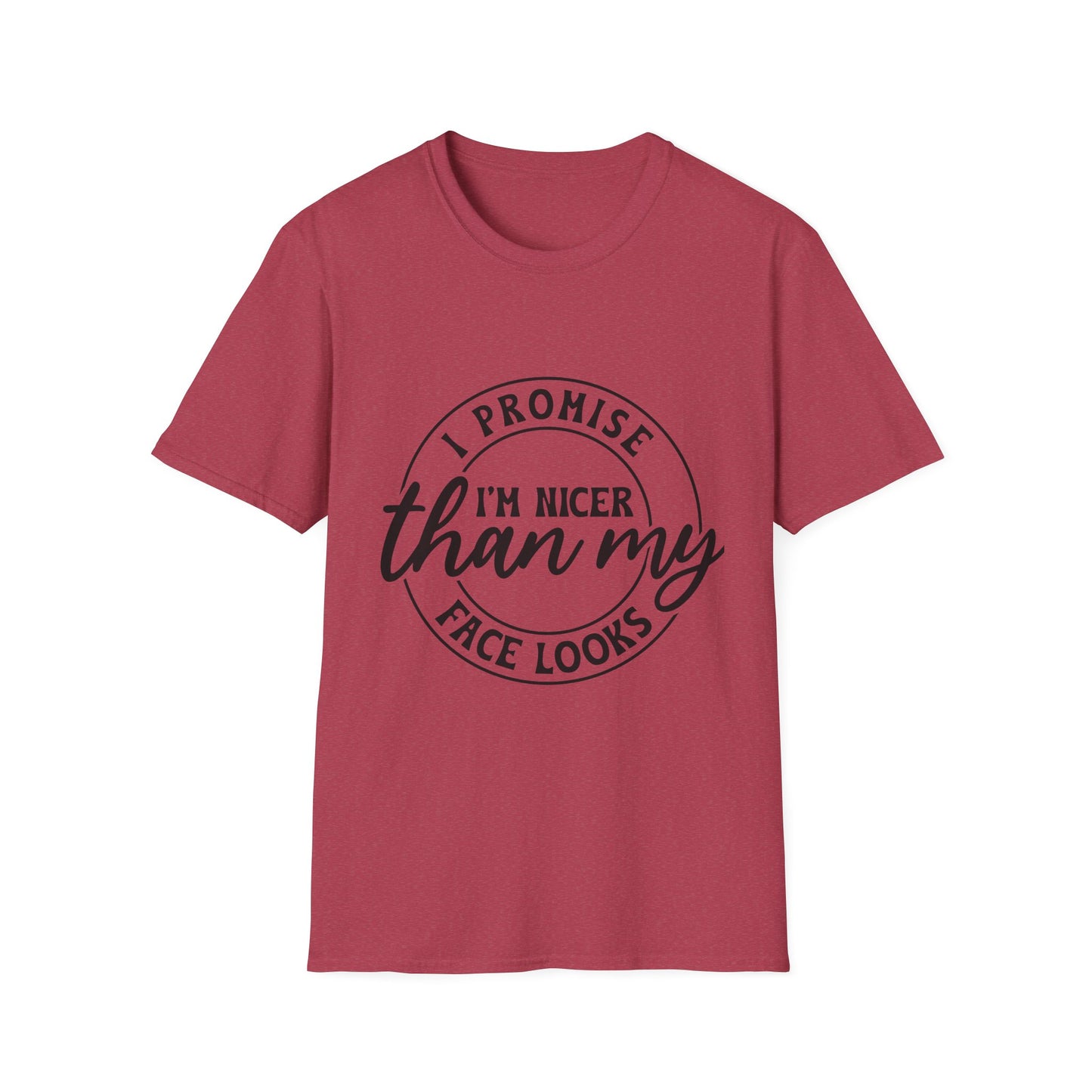 Funny Unisex Softstyle T-Shirt, Casual Tee, Gift for Friends, Humor Shirt, Quirky Fashion, Everyday Wear