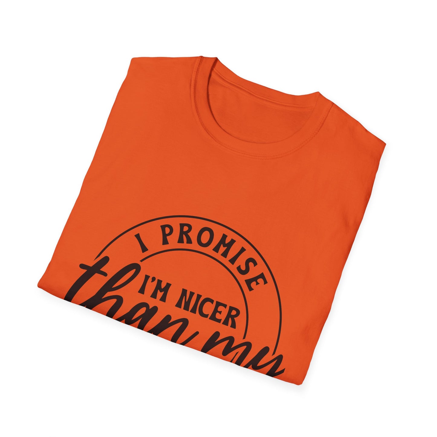 Funny Unisex Softstyle T-Shirt, Casual Tee, Gift for Friends, Humor Shirt, Quirky Fashion, Everyday Wear