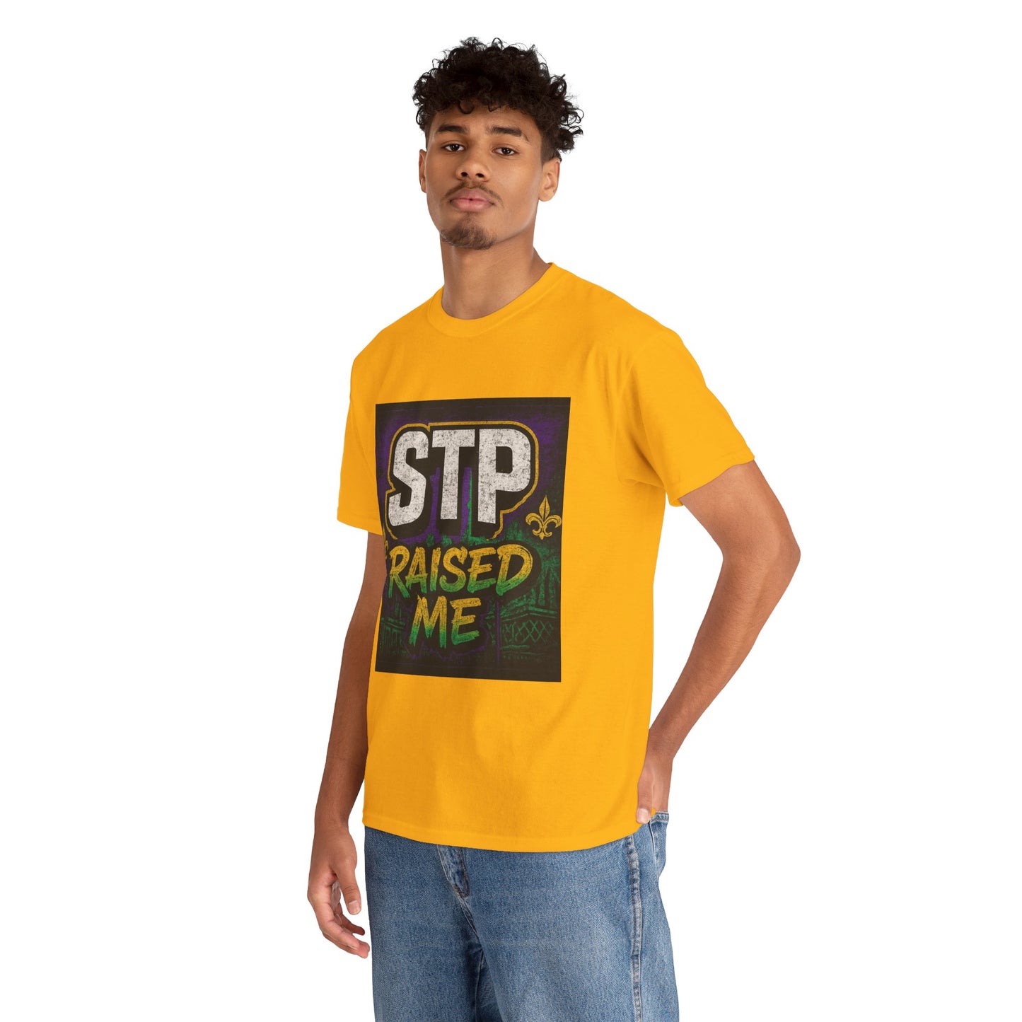 Stylish Statement Tee - STP Raised Me, Casual Wear, Gift for Friends, Motivational Shirt, Streetwear Fashion