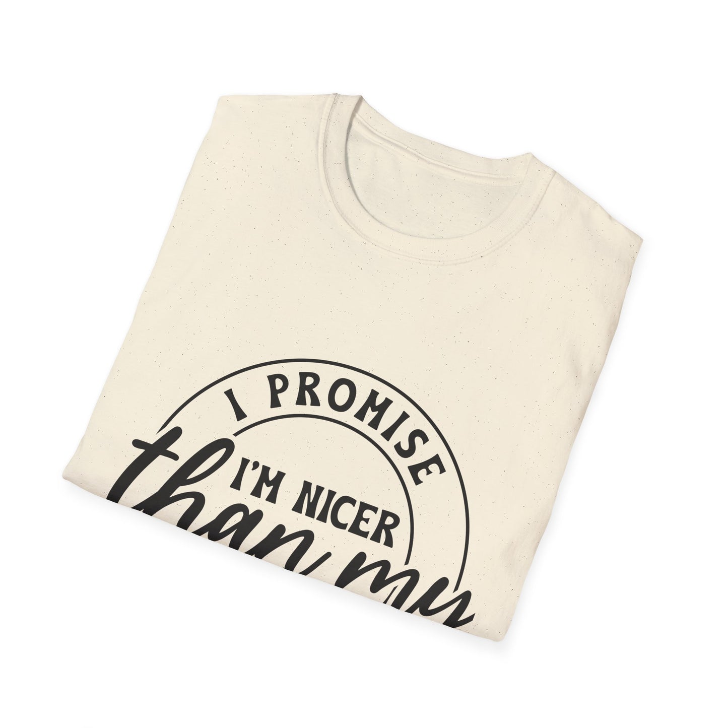 Funny Unisex Softstyle T-Shirt, Casual Tee, Gift for Friends, Humor Shirt, Quirky Fashion, Everyday Wear