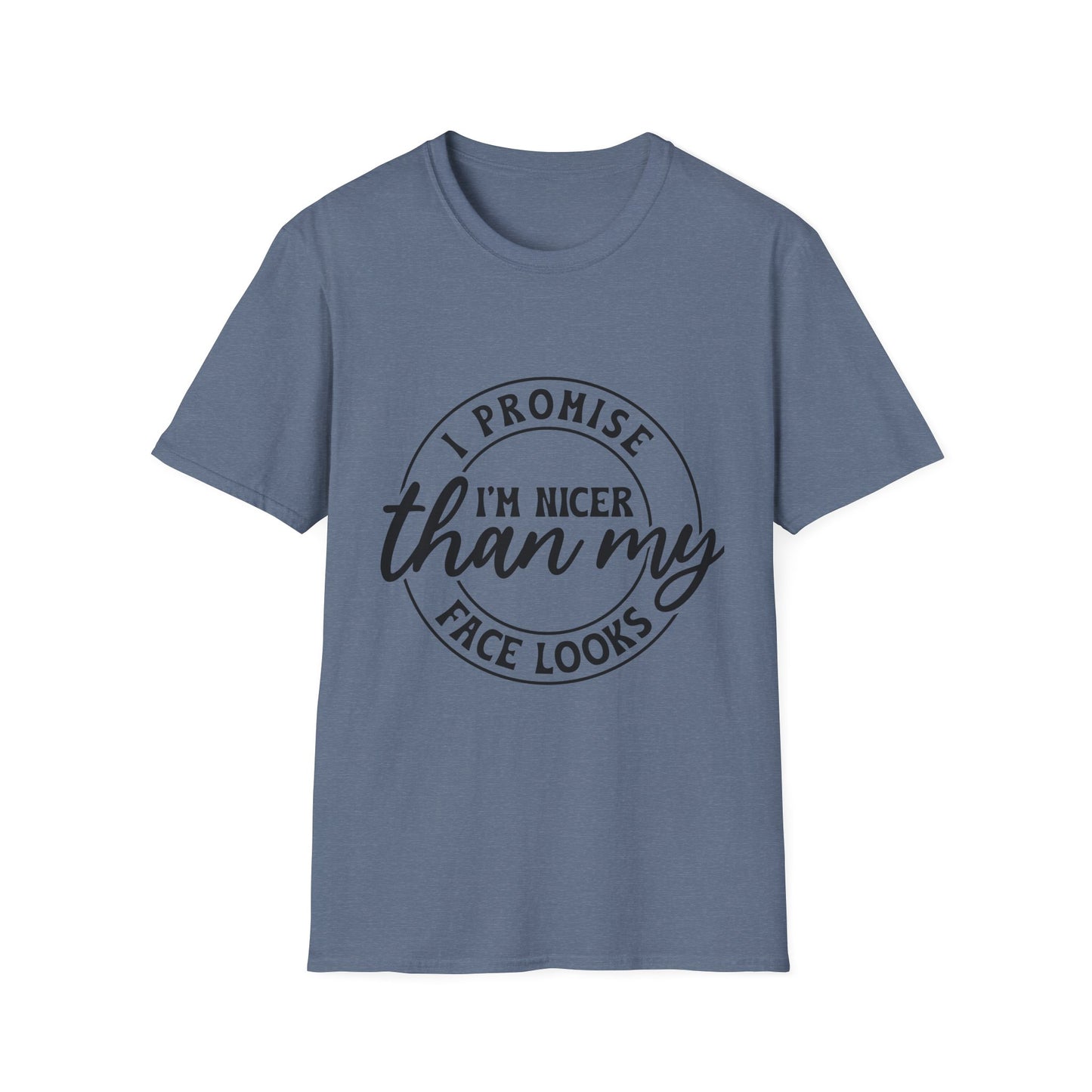 Funny Unisex Softstyle T-Shirt, Casual Tee, Gift for Friends, Humor Shirt, Quirky Fashion, Everyday Wear