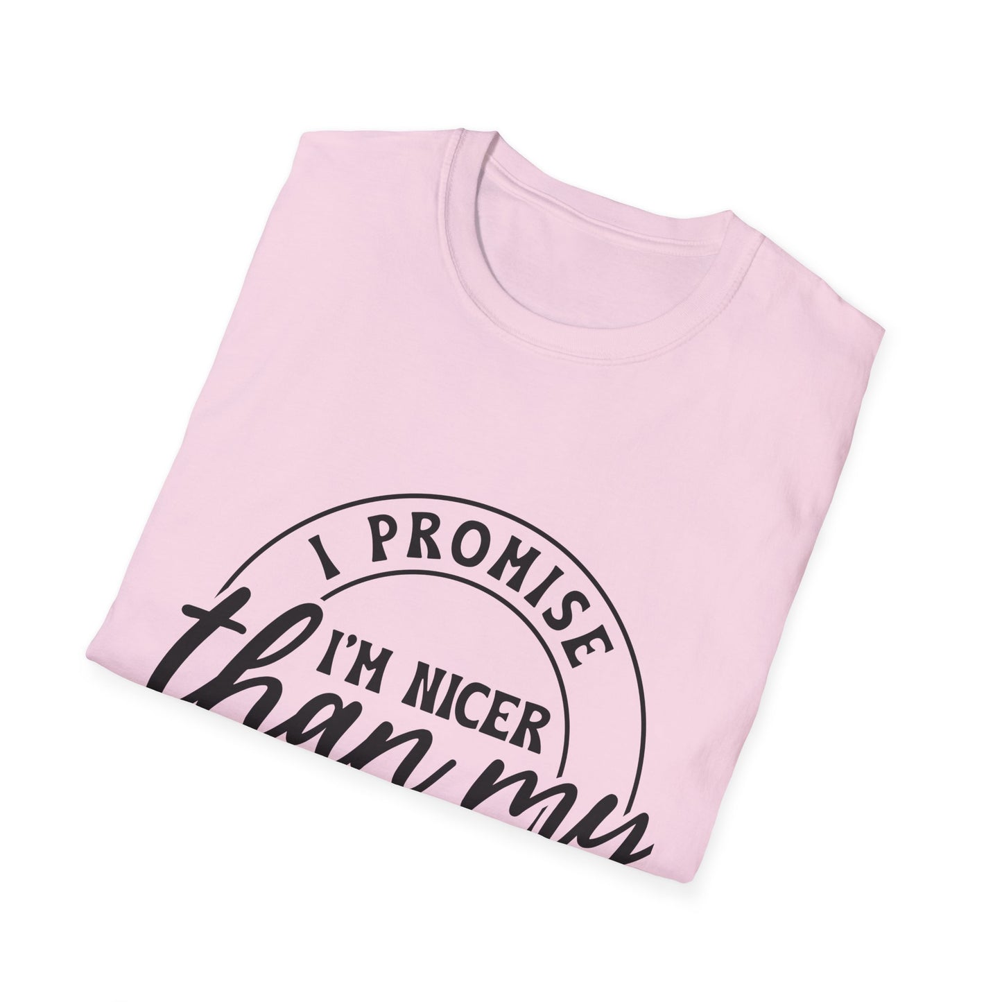 Funny Unisex Softstyle T-Shirt, Casual Tee, Gift for Friends, Humor Shirt, Quirky Fashion, Everyday Wear