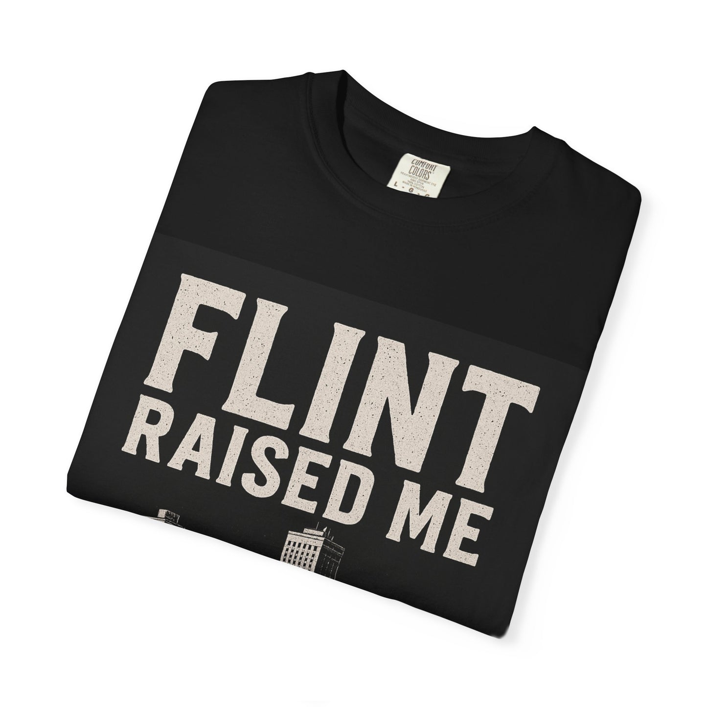 Flint Raised Me T-Shirt, Unisex Graphic Tee, Gift for City Pride, Casual Wear, Home State Love, Vintage Style