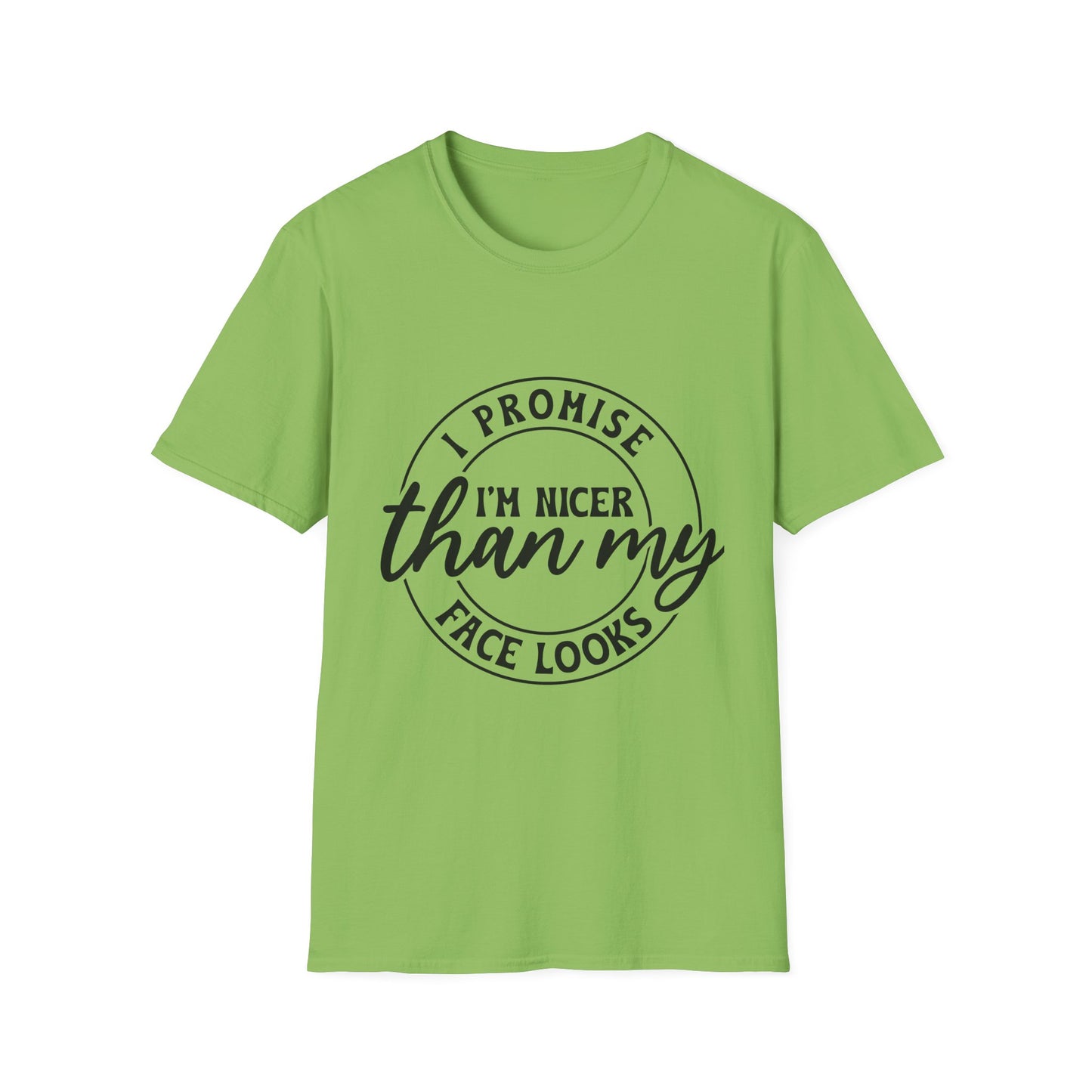 Funny Unisex Softstyle T-Shirt, Casual Tee, Gift for Friends, Humor Shirt, Quirky Fashion, Everyday Wear