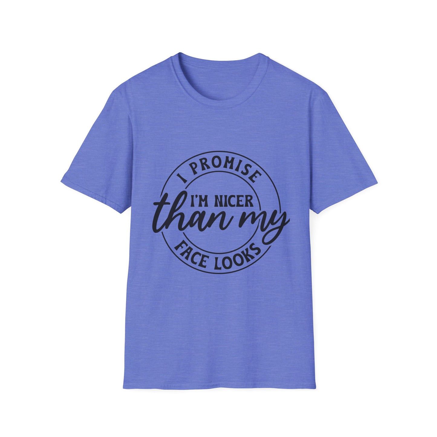 Funny Unisex Softstyle T-Shirt, Casual Tee, Gift for Friends, Humor Shirt, Quirky Fashion, Everyday Wear