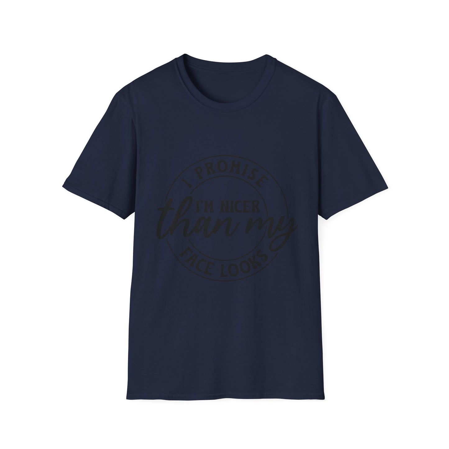 Funny Unisex Softstyle T-Shirt, Casual Tee, Gift for Friends, Humor Shirt, Quirky Fashion, Everyday Wear