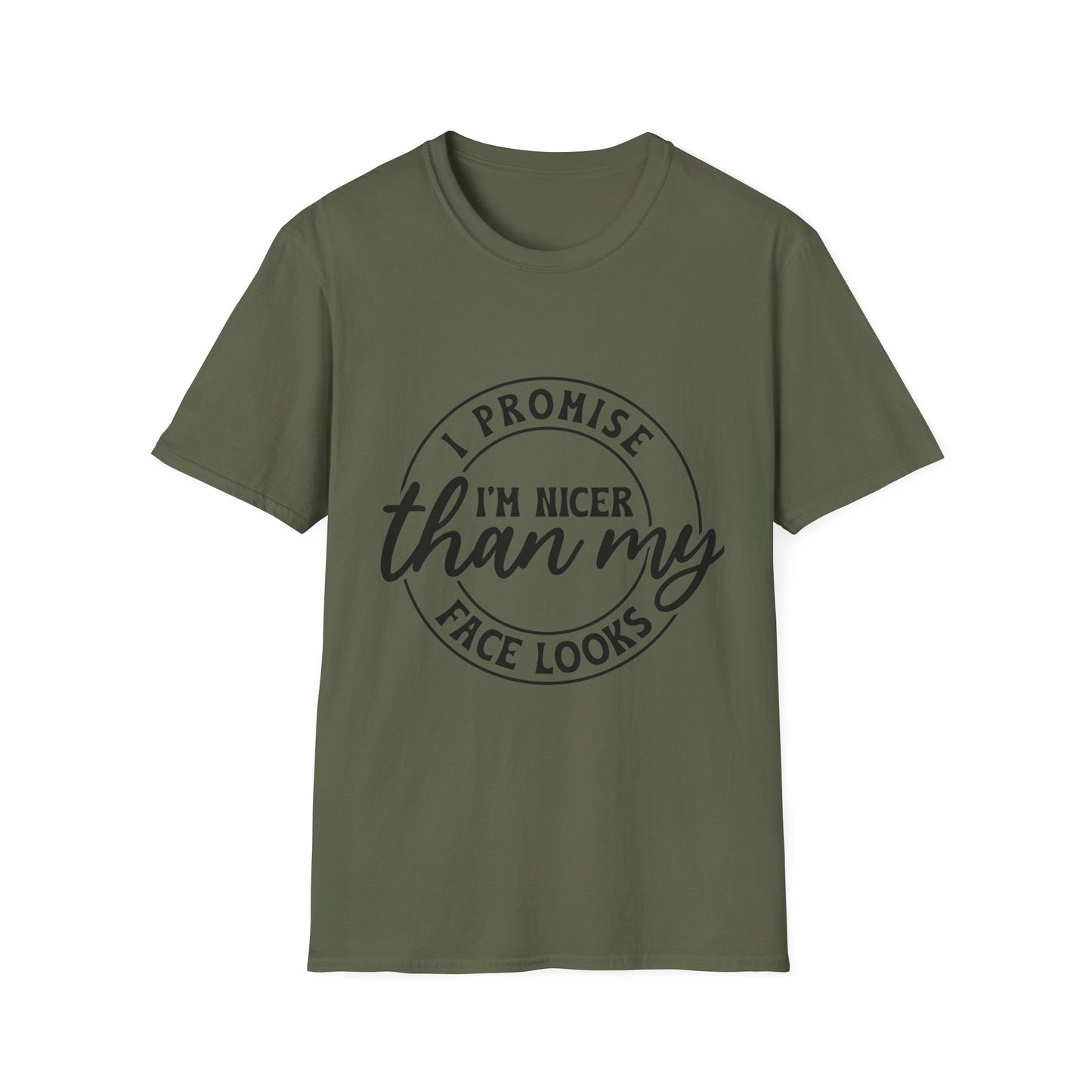 Funny Unisex Softstyle T-Shirt, Casual Tee, Gift for Friends, Humor Shirt, Quirky Fashion, Everyday Wear