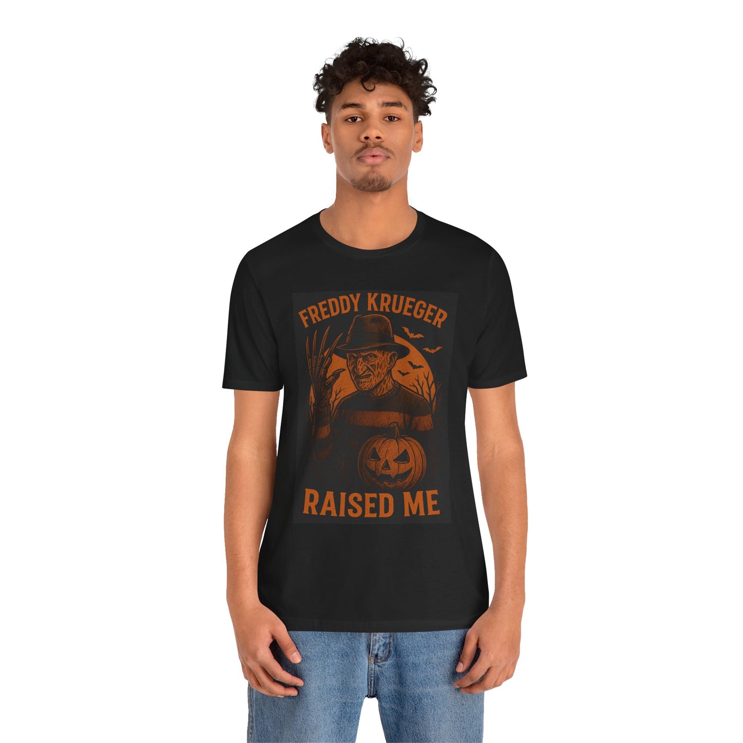 Freddy Krueger Raised Me Tee, Horror T-Shirt, Halloween Gift, Unisex Graphic Tee, Nightmare on Elm Street Merch, Casual Wear