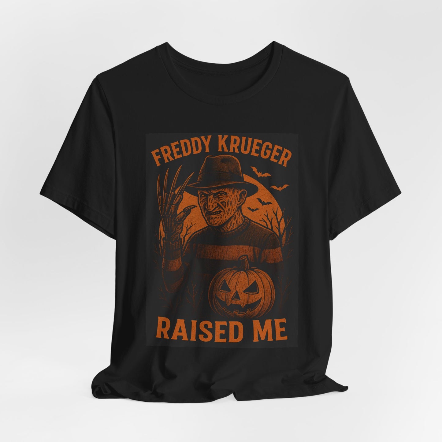 Freddy Krueger Raised Me Tee, Horror T-Shirt, Halloween Gift, Unisex Graphic Tee, Nightmare on Elm Street Merch, Casual Wear