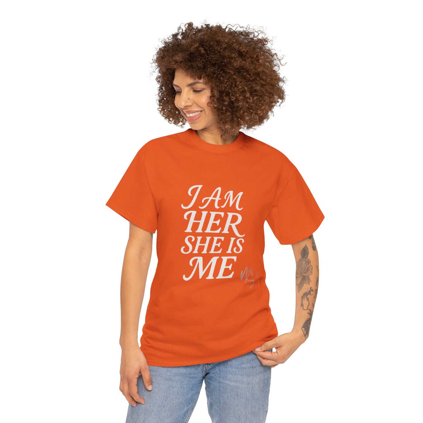 Empowering Statement Tee, Unisex Heavy Cotton T-Shirt for Self-Expression, Pride Month, Gifts for Her, Equality Apparel, Casual Wear