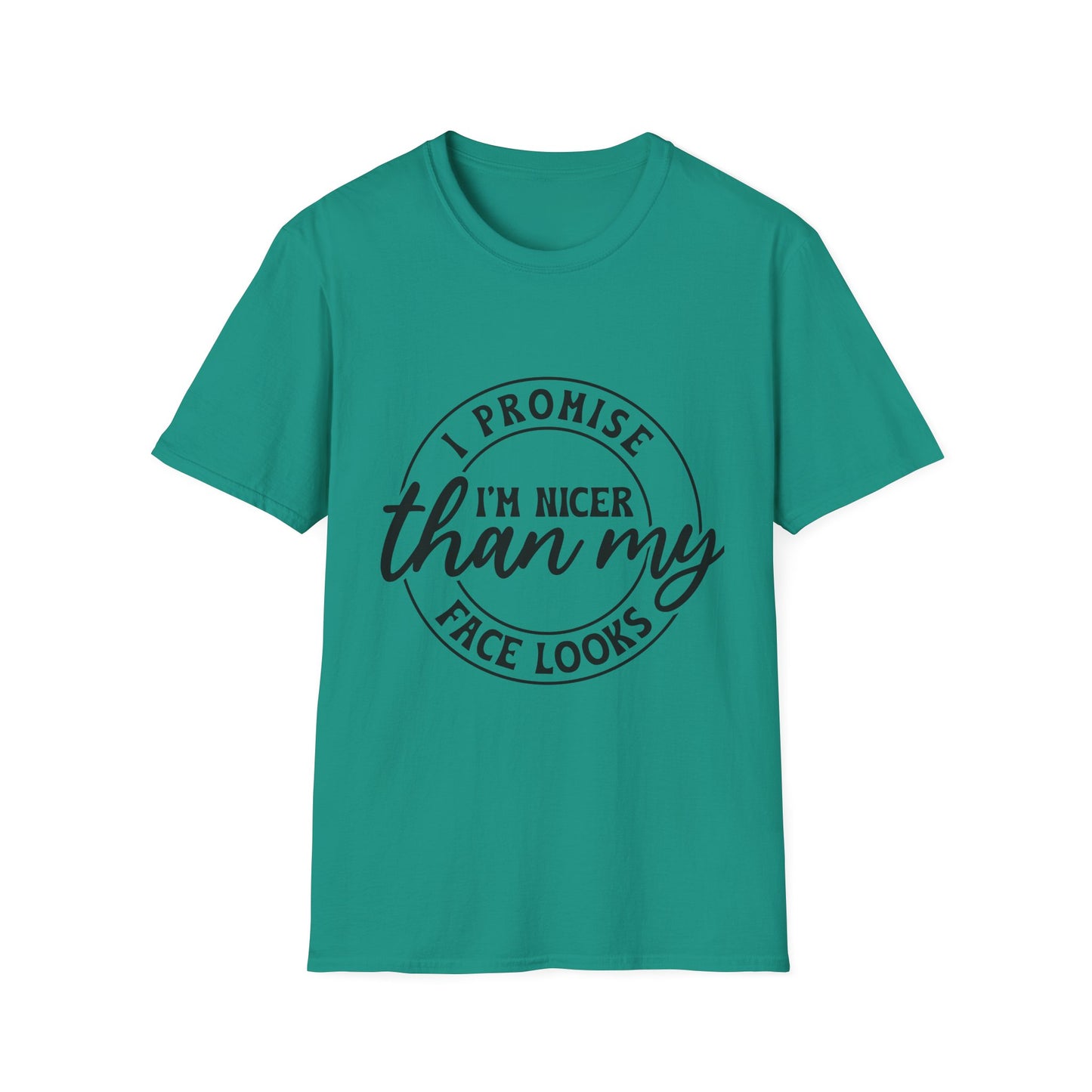 Funny Unisex Softstyle T-Shirt, Casual Tee, Gift for Friends, Humor Shirt, Quirky Fashion, Everyday Wear