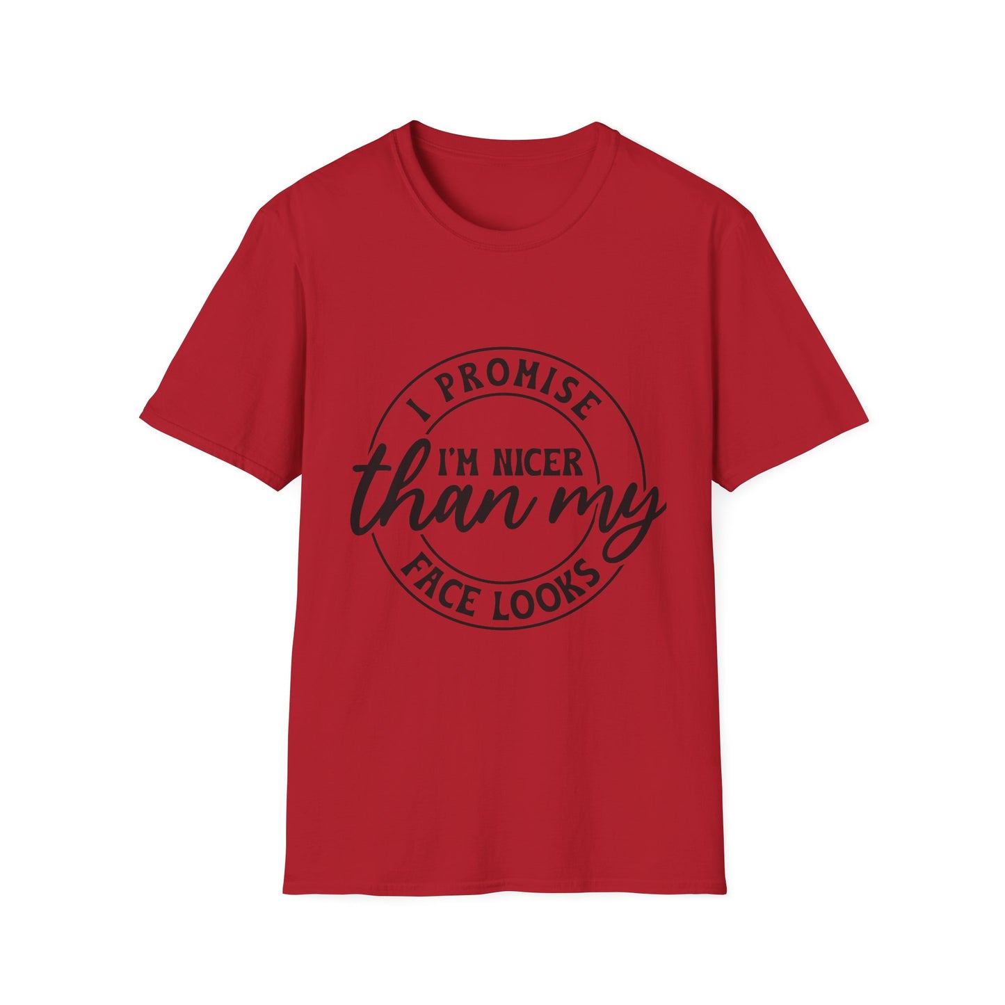 Funny Unisex Softstyle T-Shirt, Casual Tee, Gift for Friends, Humor Shirt, Quirky Fashion, Everyday Wear