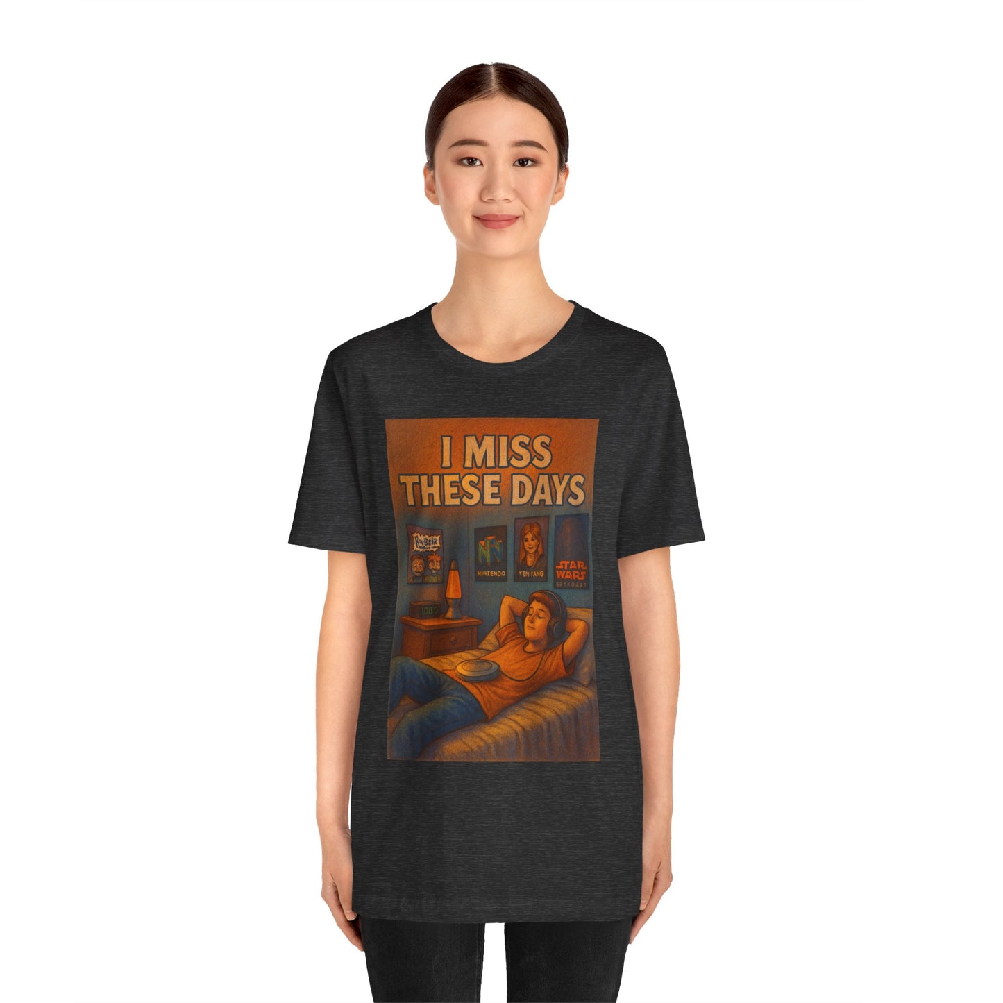 Nostalgic Unisex Tee – "I Miss These Days" – Perfect for Comfort, Casual Wear, Gifts, Pop Culture, and Relaxation