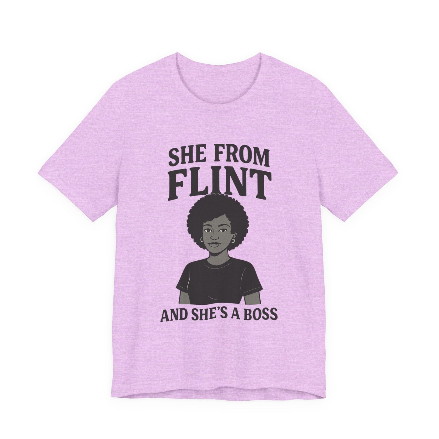 Flint Boss Tee, Inspirational Shirt, Gift for Women, Black History Month Apparel, Empowerment Top, Unisex Graphic Tee