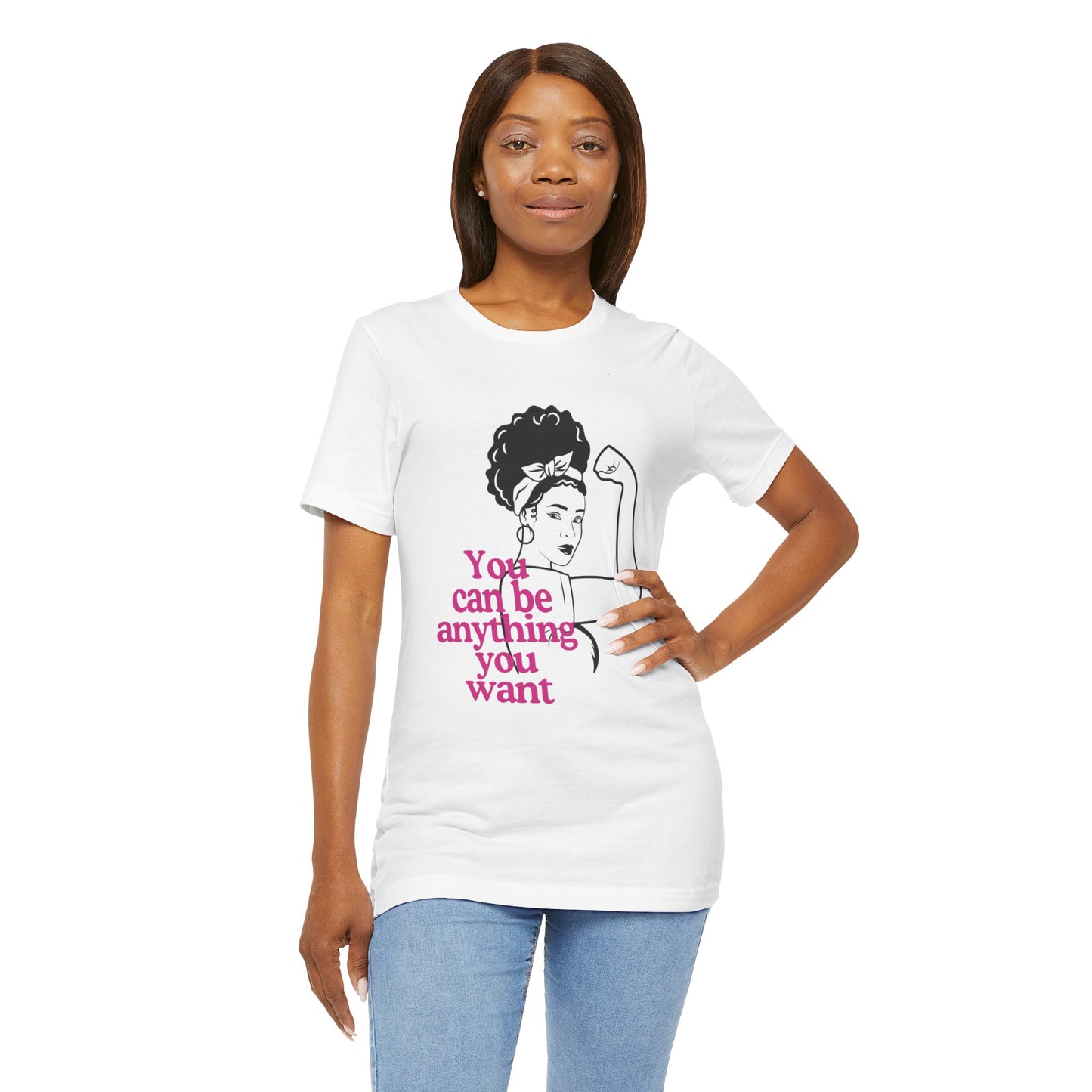 Empowering Unisex Tee, Motivational T-Shirt, Feminism Shirt, Inspirational Gift, Everyday Wear, Gift for Her