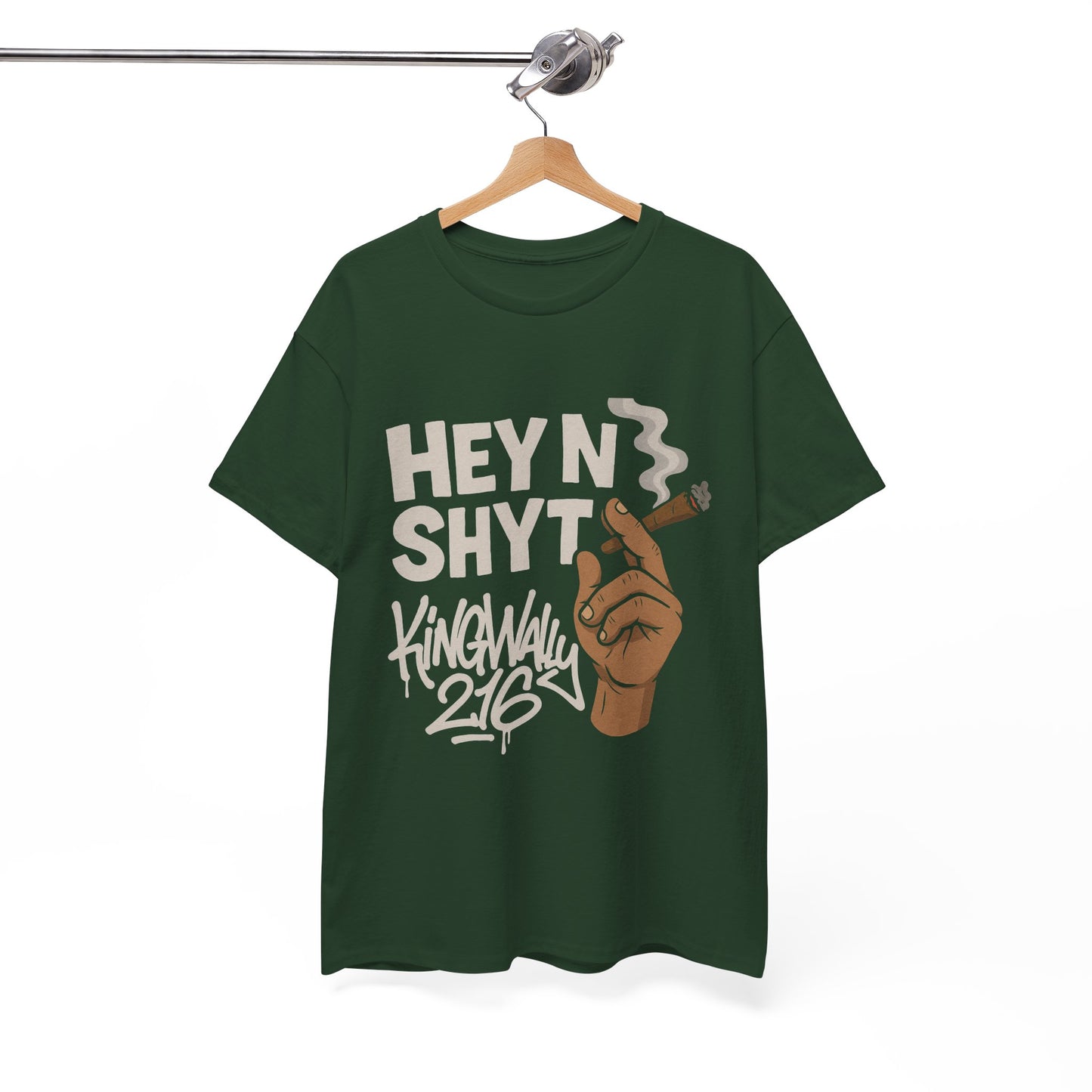 Unisex Heavy Cotton Tee with Hip Hop Design, Urban Style Shirt, Funny Graphic Tee, Music Lover Gift, Streetwear Fashion