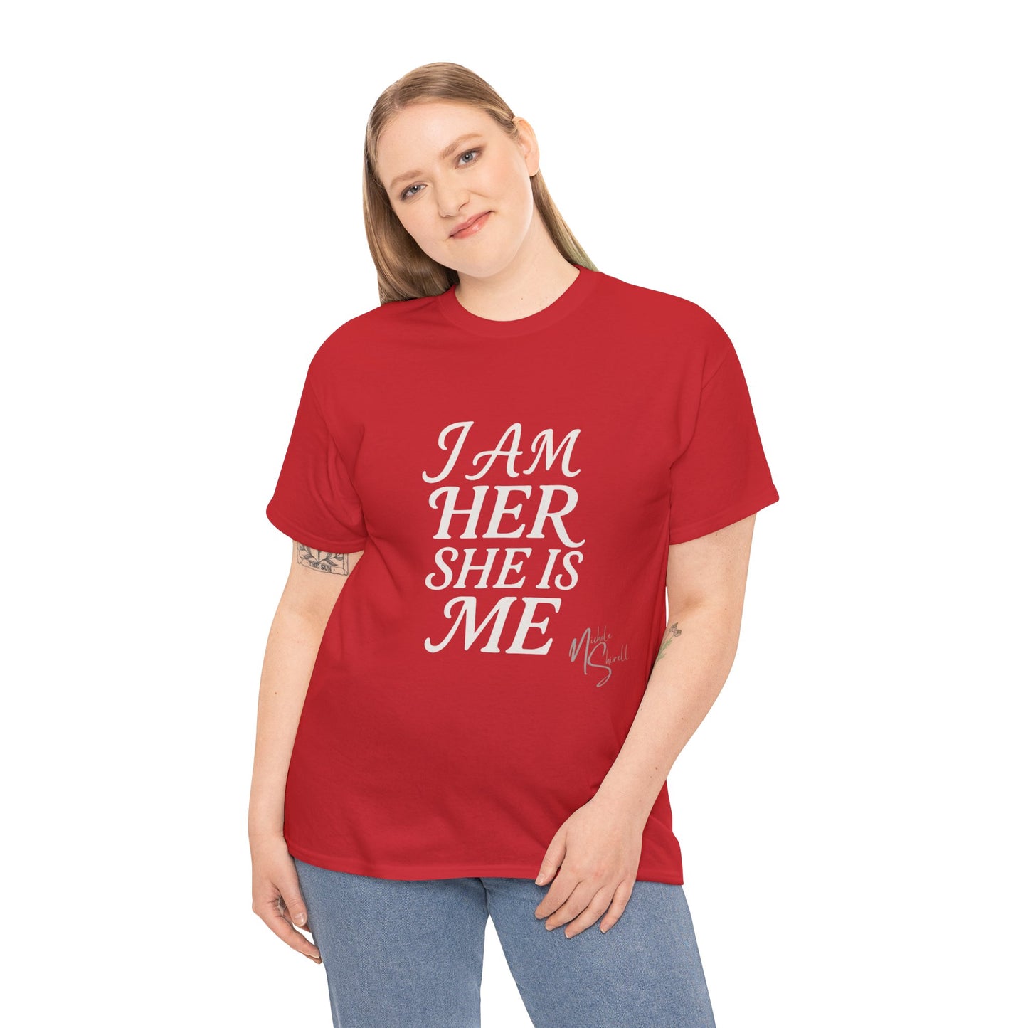 Empowering Statement Tee, Unisex Heavy Cotton T-Shirt for Self-Expression, Pride Month, Gifts for Her, Equality Apparel, Casual Wear