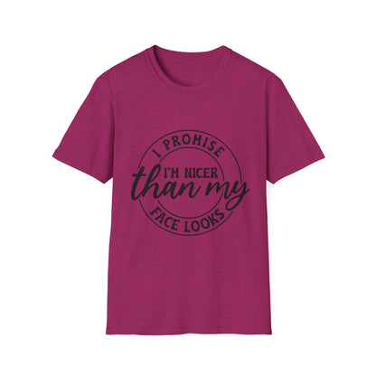 Funny Unisex Softstyle T-Shirt, Casual Tee, Gift for Friends, Humor Shirt, Quirky Fashion, Everyday Wear