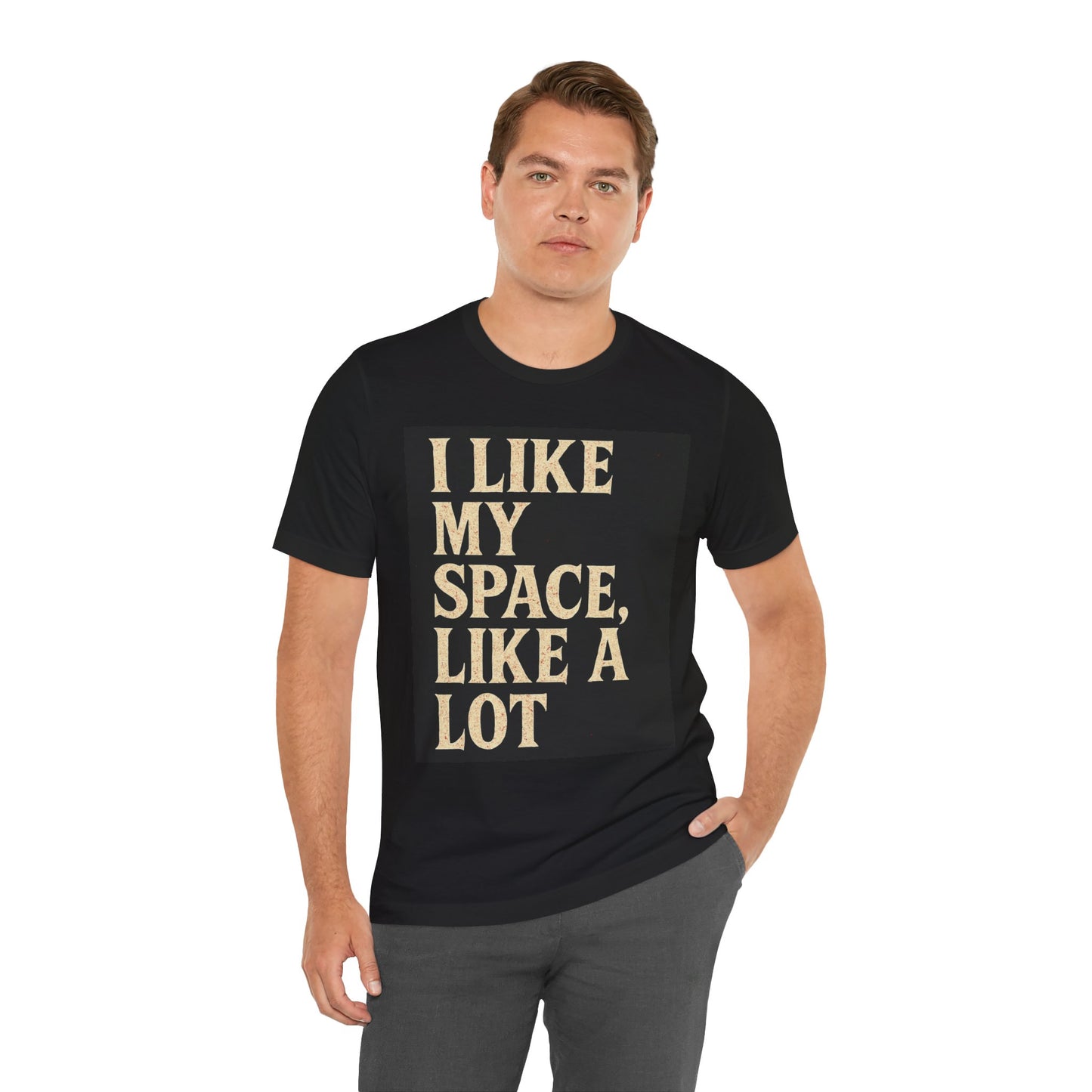 I Like My Space Tee | Funny Quote T-Shirt for Introverts | Gift for Friends & Family | Comfortable Casual Wear | Unique, Humorous, [...]