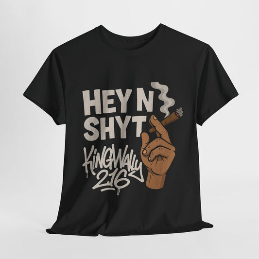 Unisex Heavy Cotton Tee with Hip Hop Design, Urban Style Shirt, Funny Graphic Tee, Music Lover Gift, Streetwear Fashion