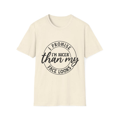 Funny Unisex Softstyle T-Shirt, Casual Tee, Gift for Friends, Humor Shirt, Quirky Fashion, Everyday Wear