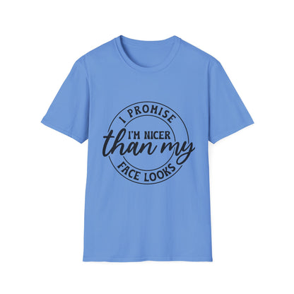 Funny Unisex Softstyle T-Shirt, Casual Tee, Gift for Friends, Humor Shirt, Quirky Fashion, Everyday Wear