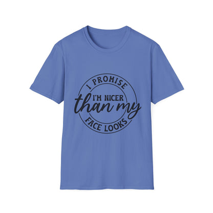 Funny Unisex Softstyle T-Shirt, Casual Tee, Gift for Friends, Humor Shirt, Quirky Fashion, Everyday Wear