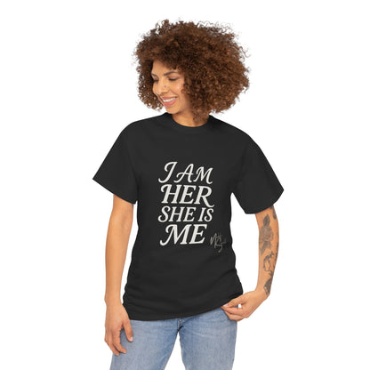 Empowering Statement Tee, Unisex Heavy Cotton T-Shirt for Self-Expression, Pride Month, Gifts for Her, Equality Apparel, Casual Wear