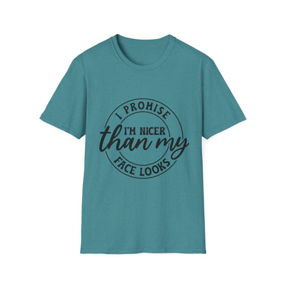 Funny Unisex Softstyle T-Shirt, Casual Tee, Gift for Friends, Humor Shirt, Quirky Fashion, Everyday Wear