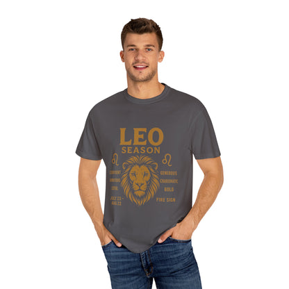 Leo Season T-Shirt | Horoscope Shirt, Unisex Tee, Zodiac Apparel, Astrology Gift, Birthday Gift