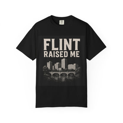 Flint Raised Me T-Shirt, Unisex Graphic Tee, Gift for City Pride, Casual Wear, Home State Love, Vintage Style