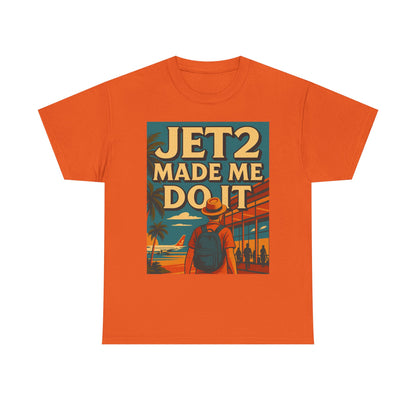 Jetsetter Unisex Heavy Cotton Tee - Travel T-Shirt, Vacation Shirt, Summer Style, Adventure Wear, Gift for Travelers