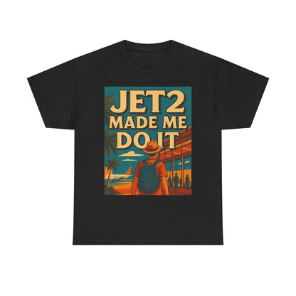 Jetsetter Unisex Heavy Cotton Tee - Travel T-Shirt, Vacation Shirt, Summer Style, Adventure Wear, Gift for Travelers