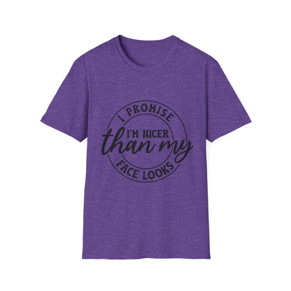 Funny Unisex Softstyle T-Shirt, Casual Tee, Gift for Friends, Humor Shirt, Quirky Fashion, Everyday Wear