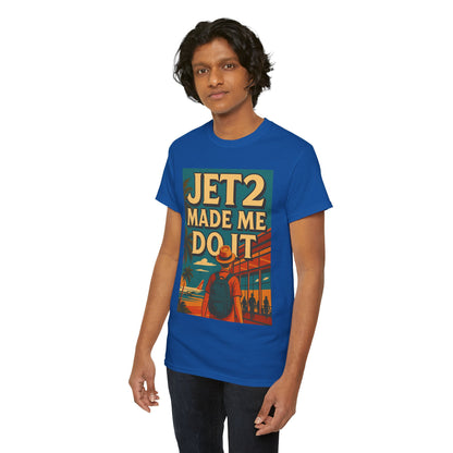 Jetsetter Unisex Heavy Cotton Tee - Travel T-Shirt, Vacation Shirt, Summer Style, Adventure Wear, Gift for Travelers