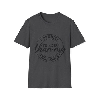 Funny Unisex Softstyle T-Shirt, Casual Tee, Gift for Friends, Humor Shirt, Quirky Fashion, Everyday Wear