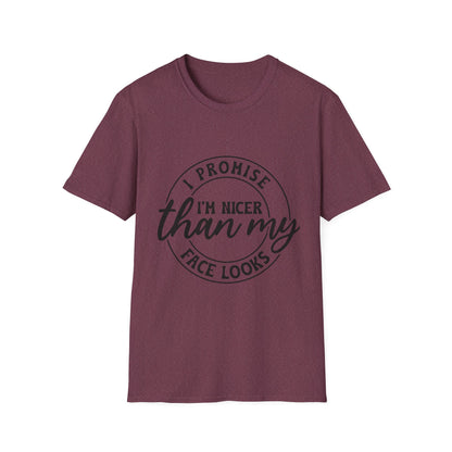 Funny Unisex Softstyle T-Shirt, Casual Tee, Gift for Friends, Humor Shirt, Quirky Fashion, Everyday Wear