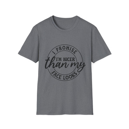 Funny Unisex Softstyle T-Shirt, Casual Tee, Gift for Friends, Humor Shirt, Quirky Fashion, Everyday Wear