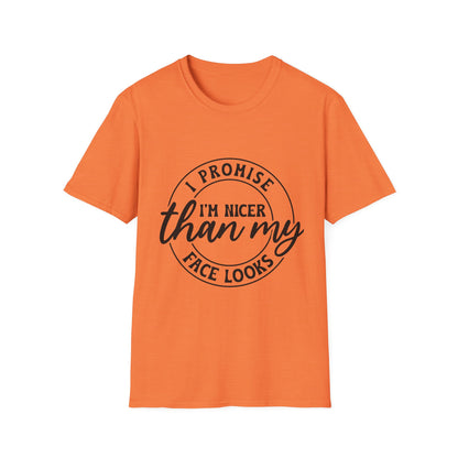 Funny Unisex Softstyle T-Shirt, Casual Tee, Gift for Friends, Humor Shirt, Quirky Fashion, Everyday Wear