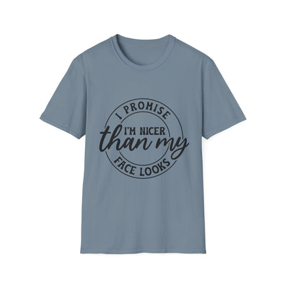 Funny Unisex Softstyle T-Shirt, Casual Tee, Gift for Friends, Humor Shirt, Quirky Fashion, Everyday Wear