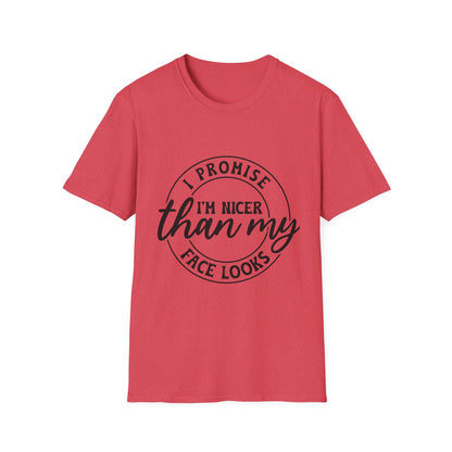 Funny Unisex Softstyle T-Shirt, Casual Tee, Gift for Friends, Humor Shirt, Quirky Fashion, Everyday Wear