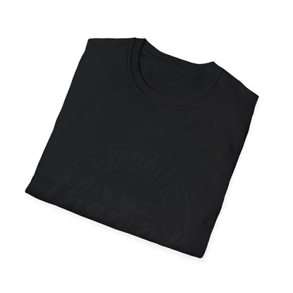 Funny Unisex Softstyle T-Shirt, Casual Tee, Gift for Friends, Humor Shirt, Quirky Fashion, Everyday Wear