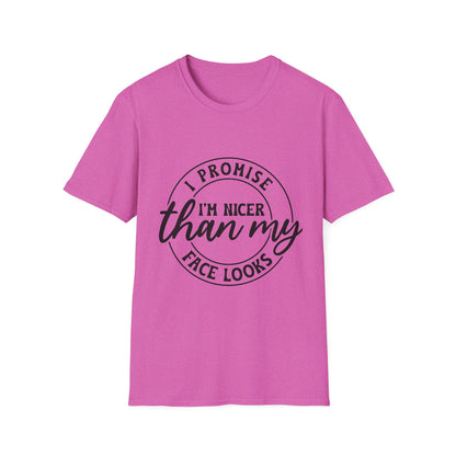 Funny Unisex Softstyle T-Shirt, Casual Tee, Gift for Friends, Humor Shirt, Quirky Fashion, Everyday Wear